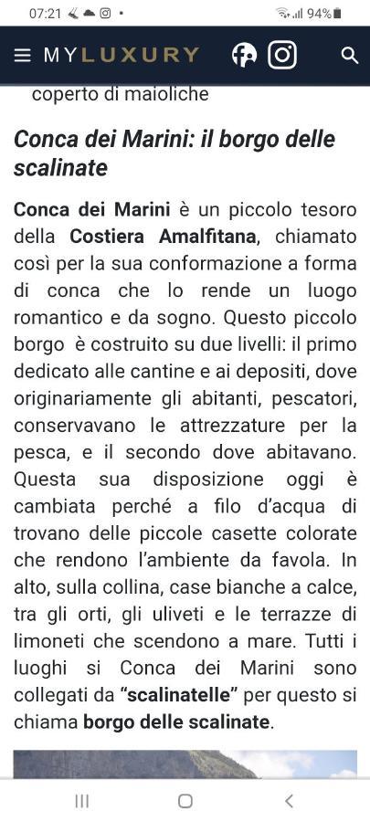 콩카데이마리니 La Casina Del Pennolo, Casa Stani 60 Mq. 빌라 외부 사진